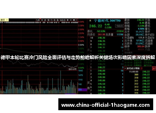 德甲本轮比赛冷门风险全面评估与走势前瞻解析关键场次影响因素深度拆解